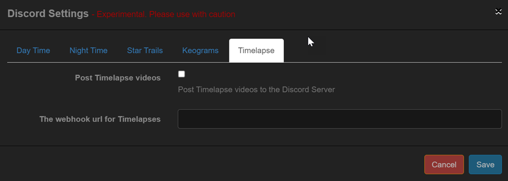 Discord Settings